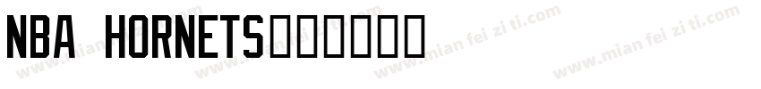 NBA Hornets字体转换